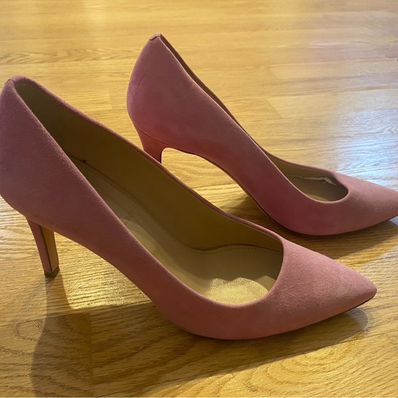 J. Crew Light Pink Pointy Toe Heel Pump Size 6.5 - Picture 3 of 8